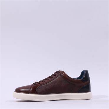 Tommy Bowe Hipwell Leather Casual Shoe - Whiskey